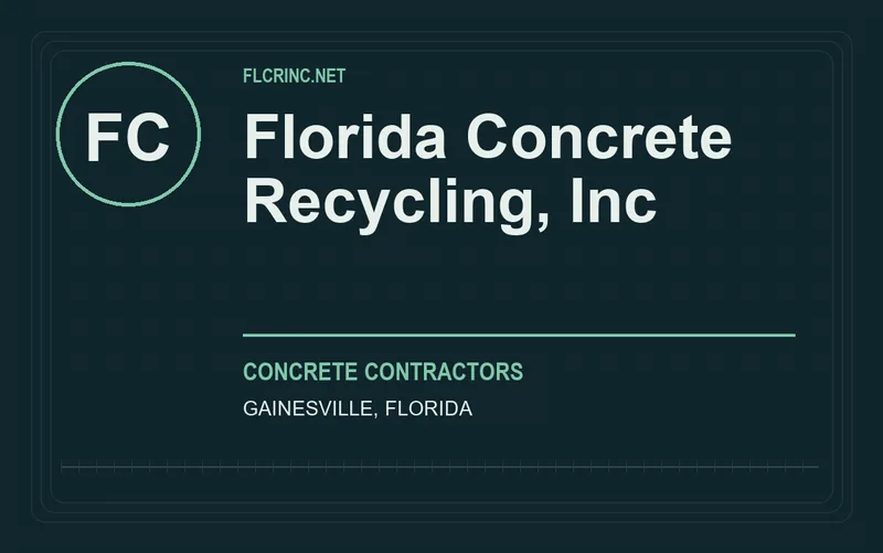 Florida Concrete Recycling, Inc in Gainesville, Florida