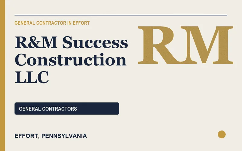R&M Success Construction L.L.C in Effort, Pennsylvania