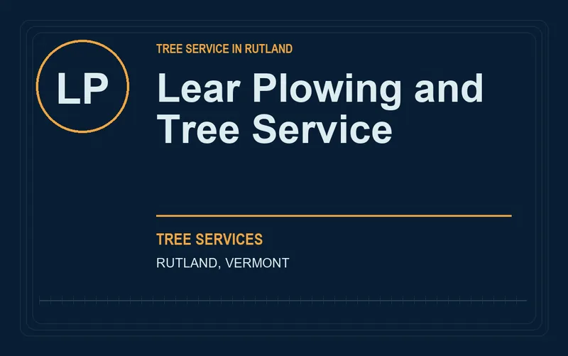 Lear Plowing and Tree Service in Rutland, Vermont