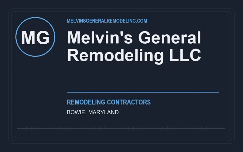 Melvin's General Remodeling LLC in Bowie, Maryland