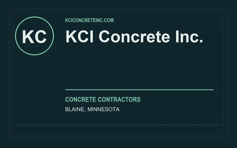 KCI Concrete Inc. in Blaine, Minnesota