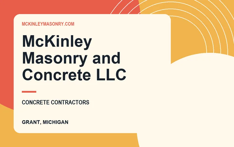 McKinley Masonry and Concrete LLC in Grant, Michigan