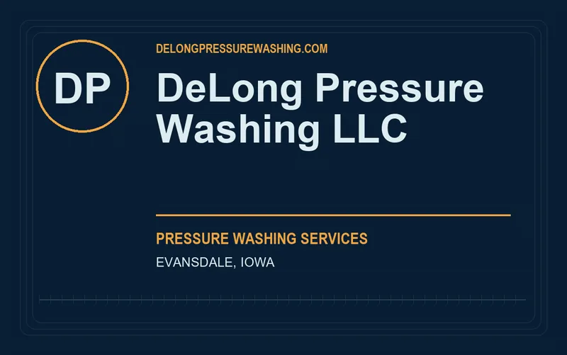 DeLong Pressure Washing LLC in Evansdale, Iowa