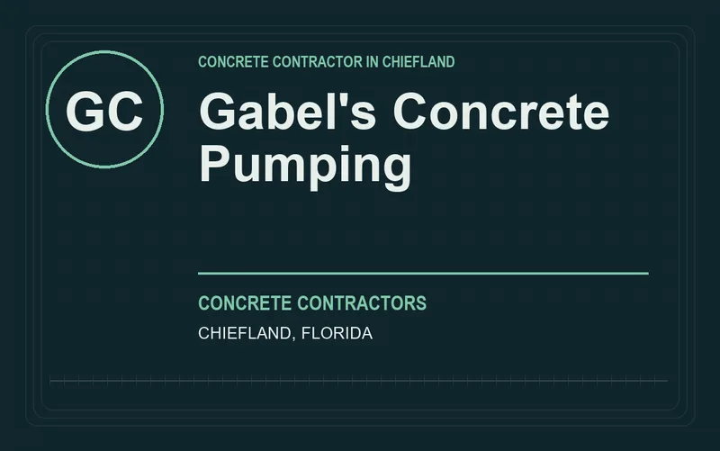 Gabel's Concrete Pumping in Chiefland, Florida