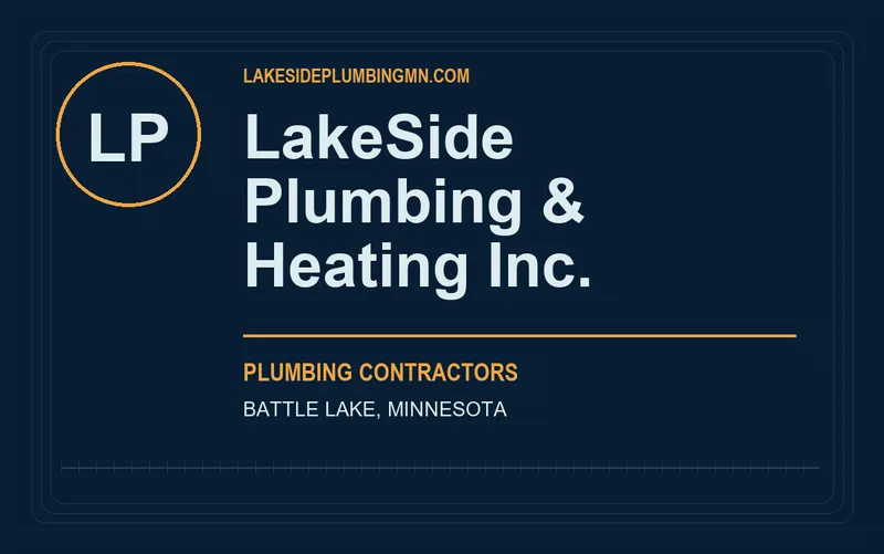 LakeSide Plumbing & Heating Inc. in Battle Lake, Minnesota