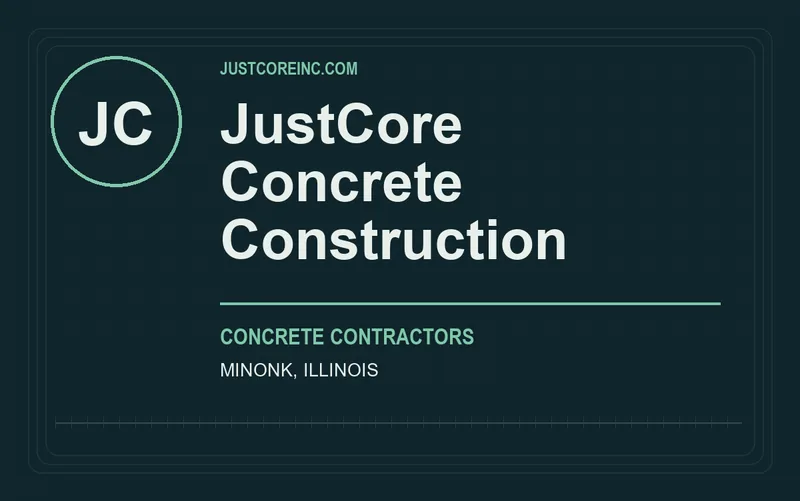 JustCore Concrete Construction in Minonk, Illinois