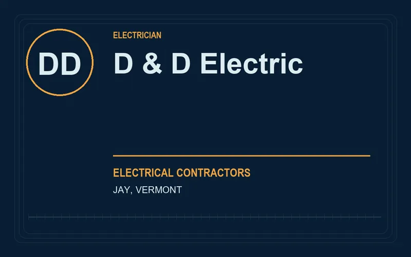 D & D Electric in Jay, Vermont