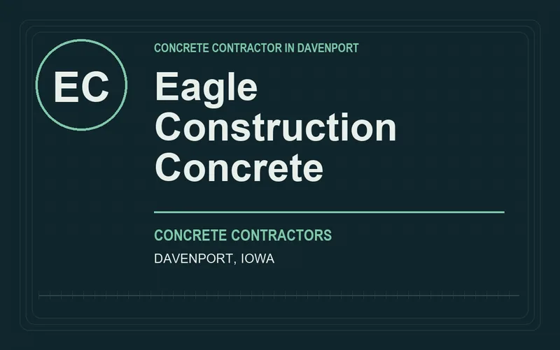 Eagle Construction Concrete in Davenport, Iowa