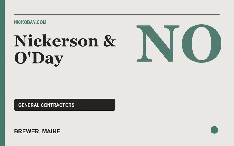 Nickerson & O'Day in Brewer, Maine