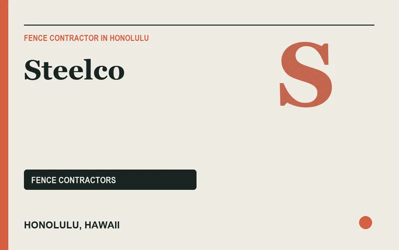 Steelco in Honolulu, Hawaii
