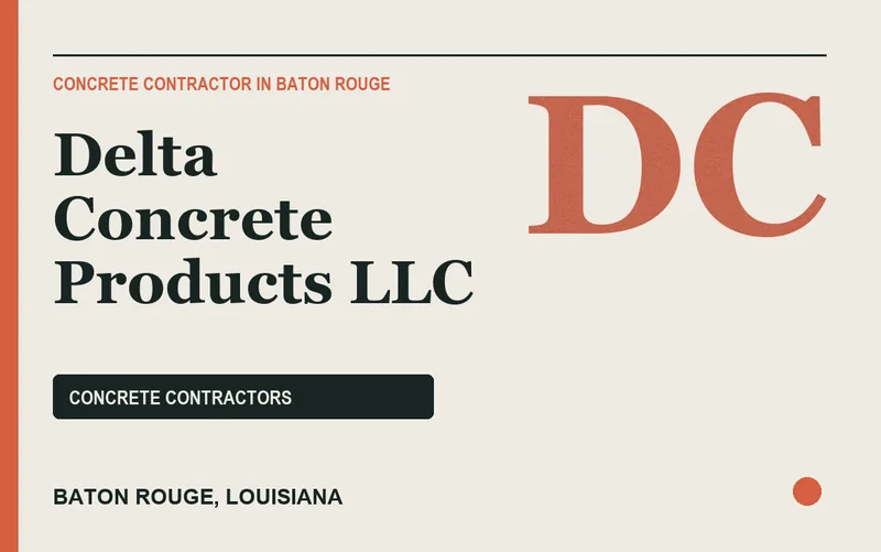 Delta Concrete Products LLC in Baton Rouge, Louisiana