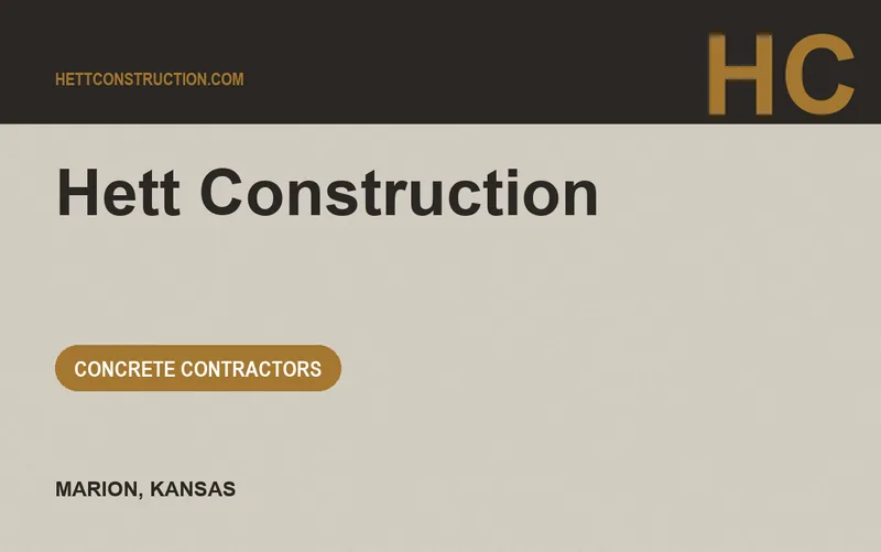 Hett Construction in Marion, Kansas