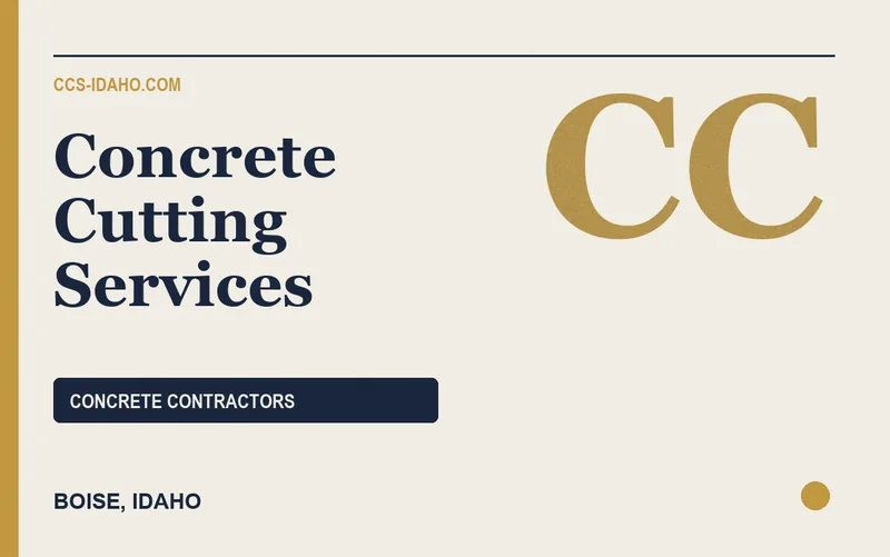 Concrete Cutting Services in Boise, Idaho