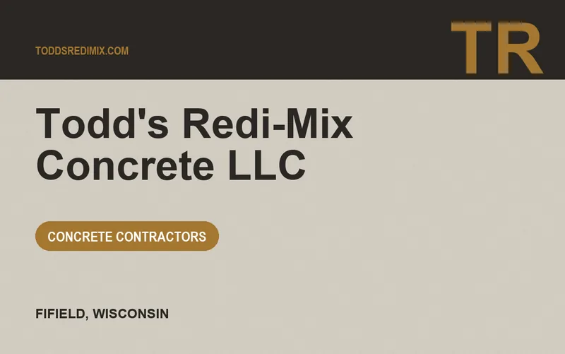 Todd's Redi-Mix Concrete LLC in Fifield, Wisconsin