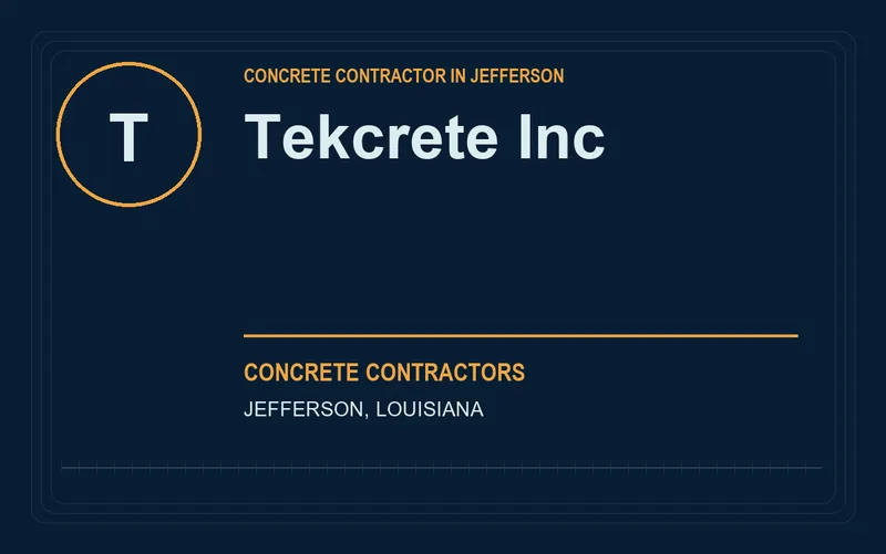 Tekcrete Inc in Jefferson, Louisiana