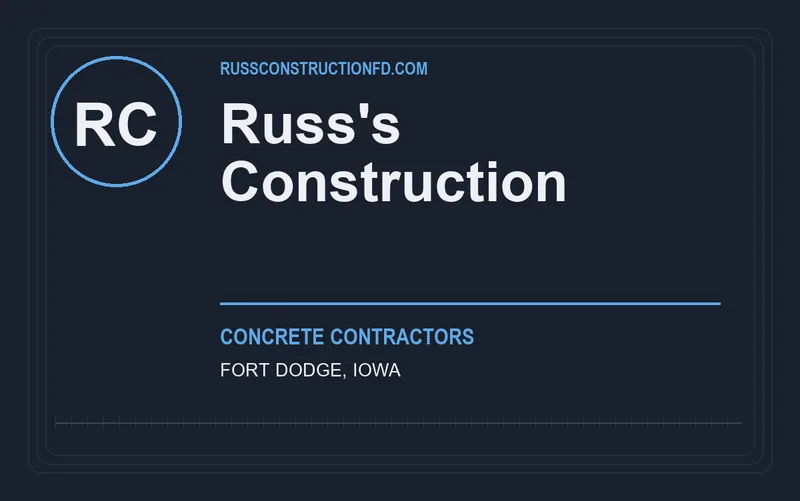 Russ's Construction in Fort Dodge, Iowa