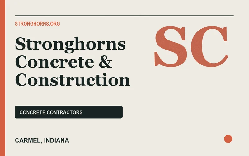 Stronghorns Concrete & Construction in Carmel, Indiana