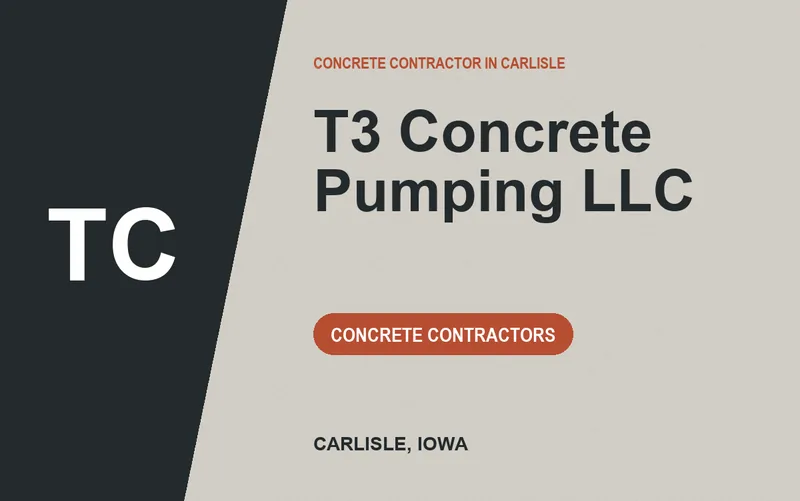 T3 Concrete Pumping Llc in Carlisle, Iowa