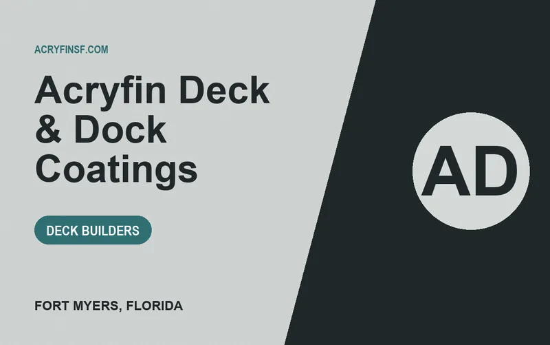 Acryfin Deck & Dock Coatings in Fort Myers, Florida