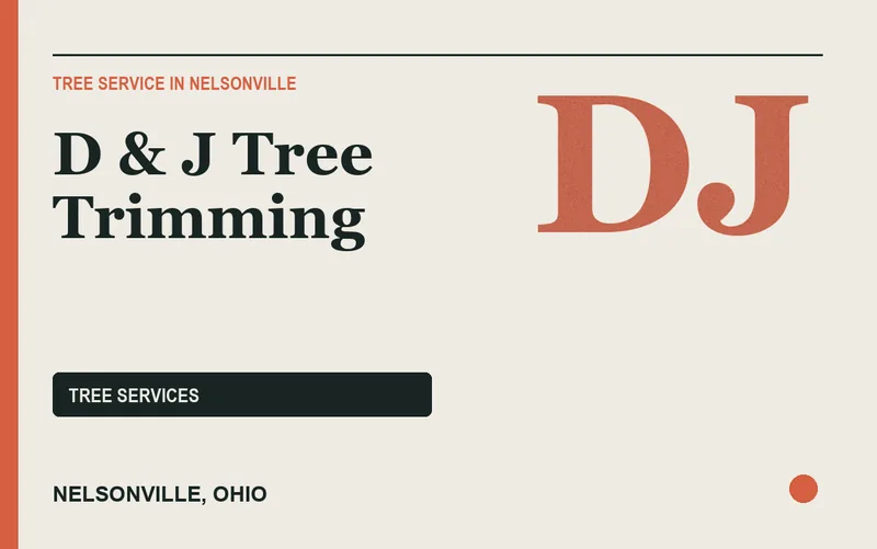D & J Tree Trimming in Nelsonville, Ohio