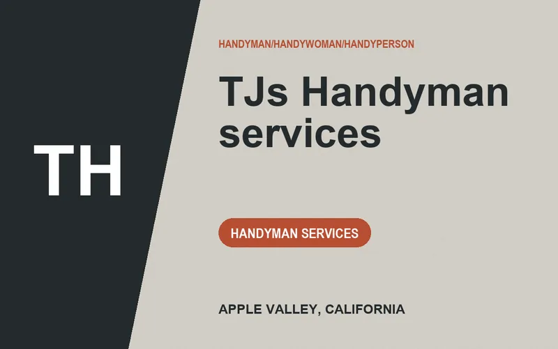 TJs Handyman services in Apple Valley, California