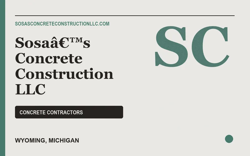 Sosaâ€™s Concrete Construction LLC in Wyoming, Michigan