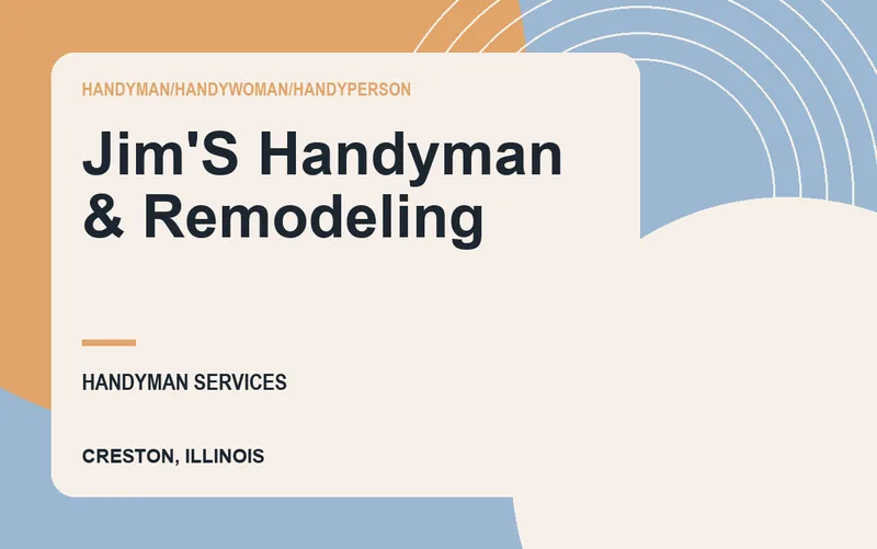 jim's handyman & remodeling in Creston, Illinois