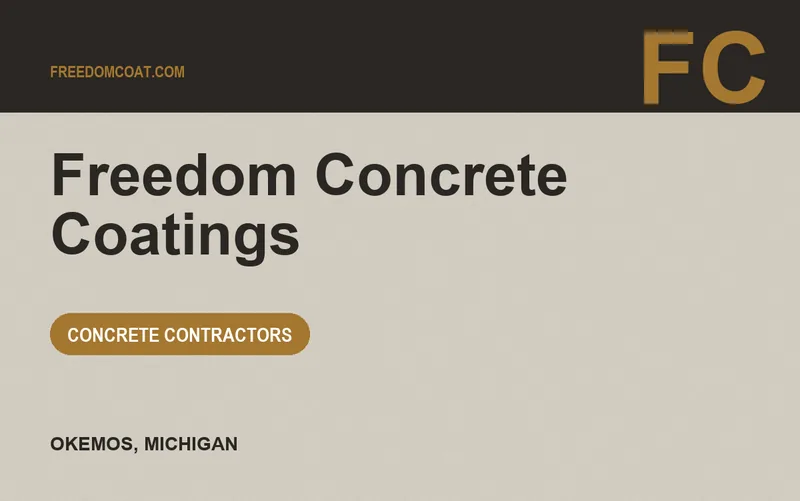 Freedom Concrete Coatings in Okemos, Michigan