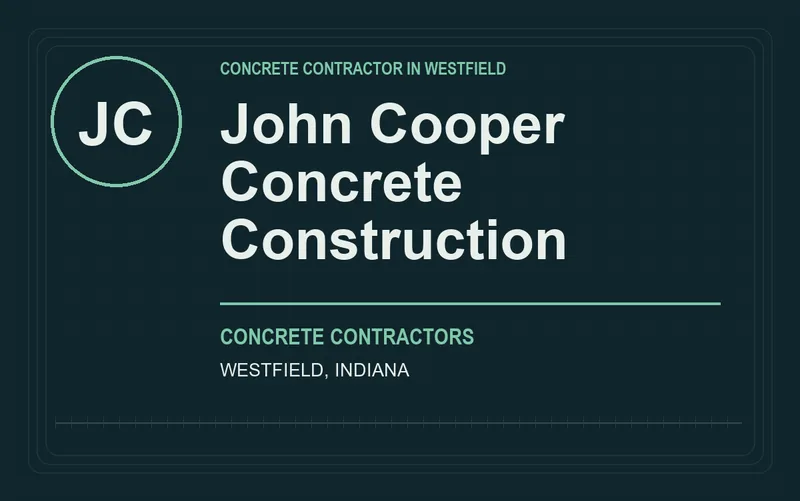 John Cooper Concrete Construction in Westfield, Indiana