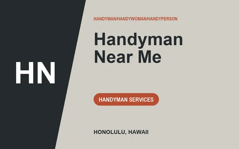 HANDYMAN NEAR ME in Honolulu, Hawaii