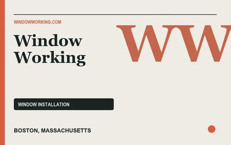 Window Working in Boston, Massachusetts