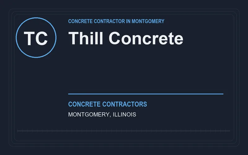 Thill Concrete in Montgomery, Illinois