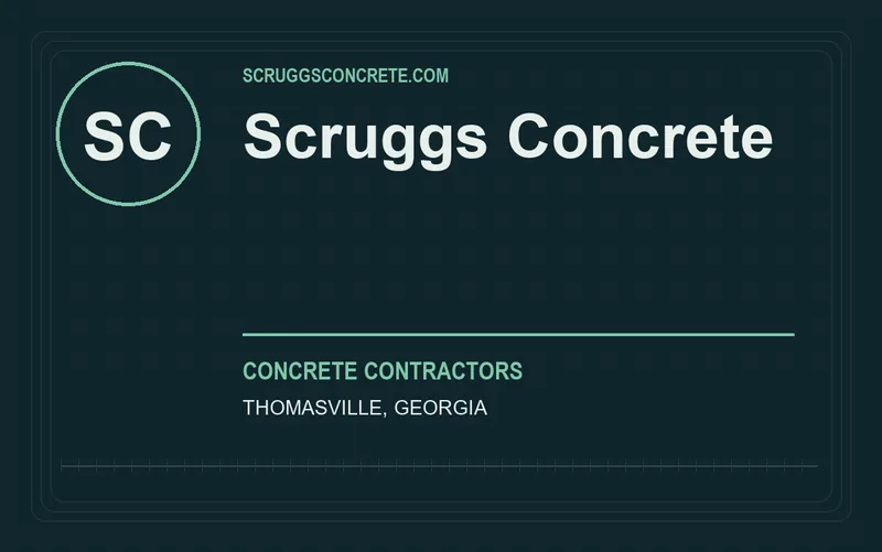 Scruggs Concrete in Thomasville, Georgia