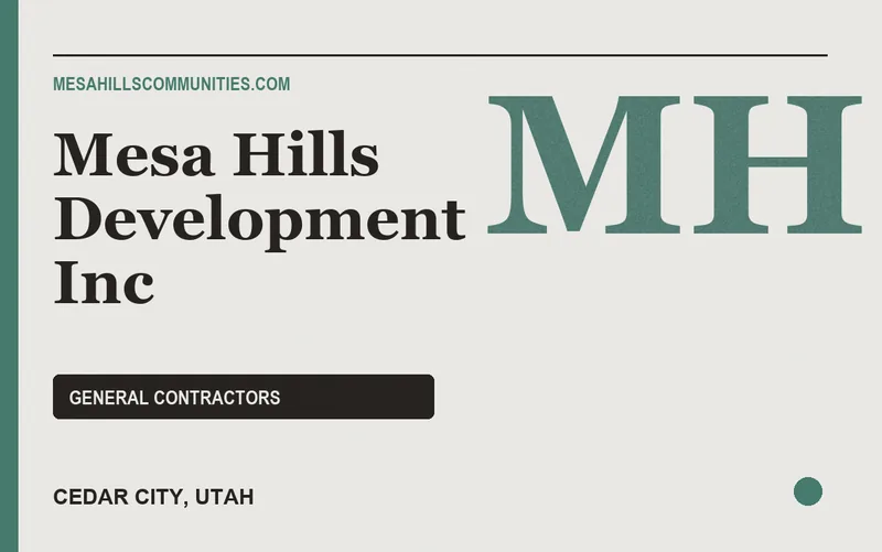 Mesa Hills Development Inc in Cedar City, Utah