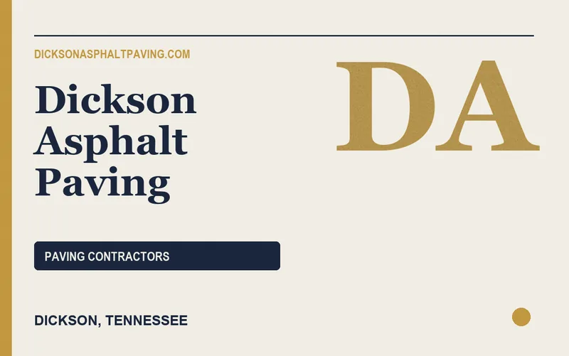 Dickson Asphalt Paving in Dickson, Tennessee