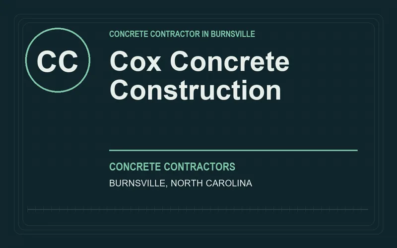 Cox Concrete Construction in Burnsville, North Carolina