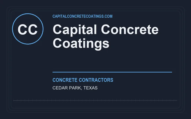 Capital Concrete Coatings in Cedar Park, Texas