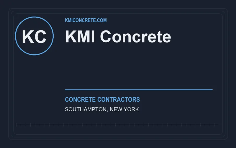 KMI Concrete in Southampton, New York