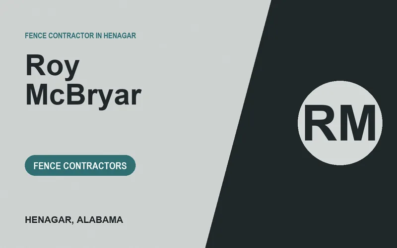 Roy McBryar in Henagar, Alabama