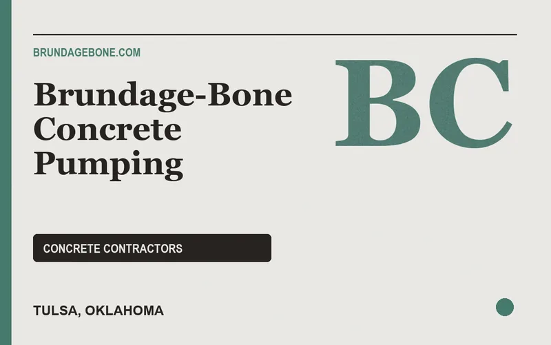 Brundage-Bone Concrete Pumping in Tulsa, Oklahoma
