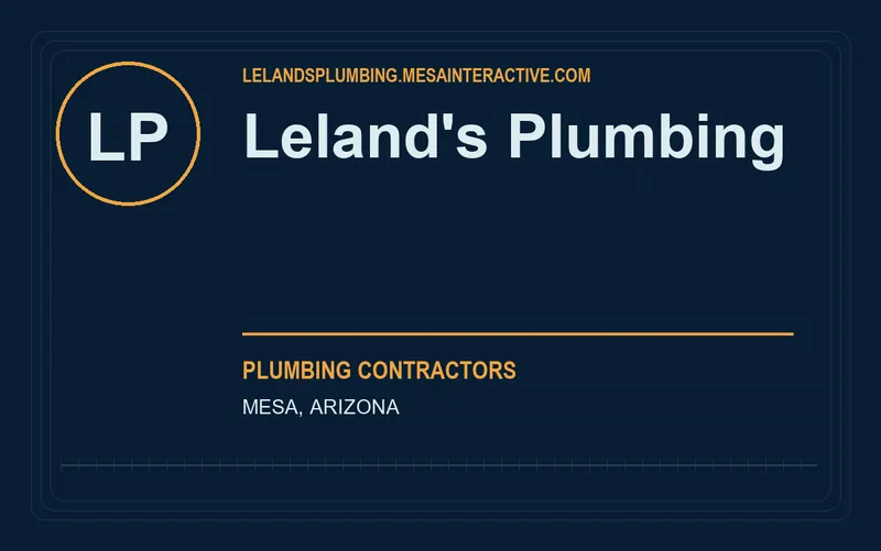 Leland's Plumbing in Mesa, Arizona