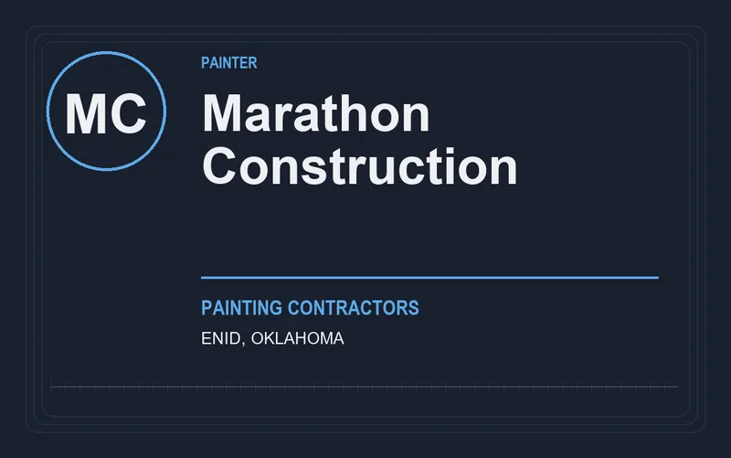 Marathon Construction in Enid, Oklahoma
