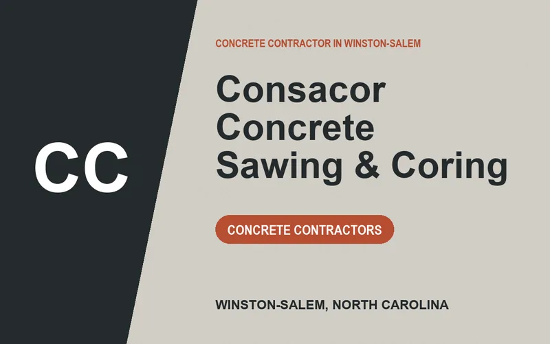 Consacor Concrete Sawing & Coring in Winston-Salem, North Carolina