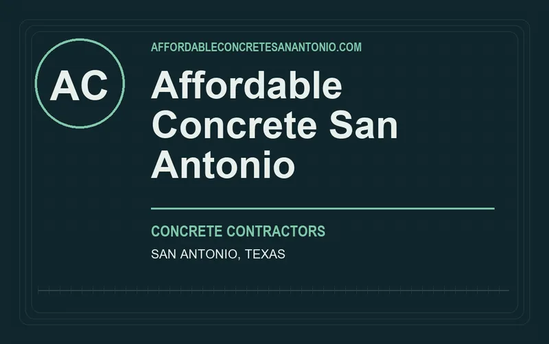 Affordable Concrete San Antonio in San Antonio, Texas