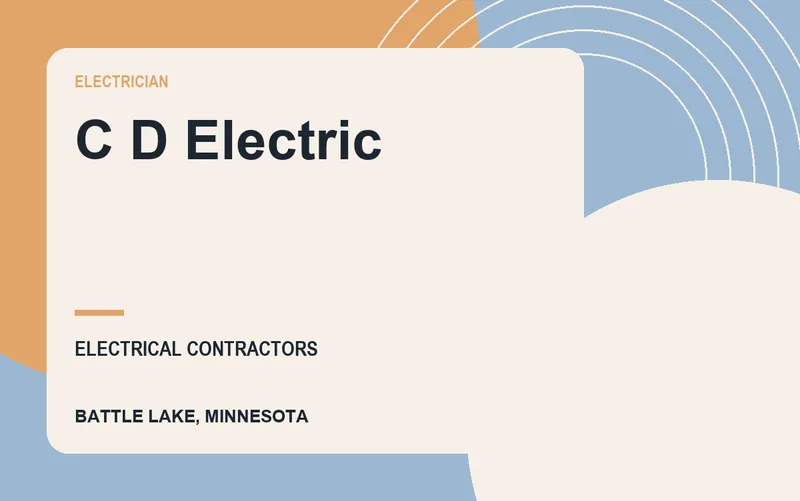 C D Electric in Battle Lake, Minnesota