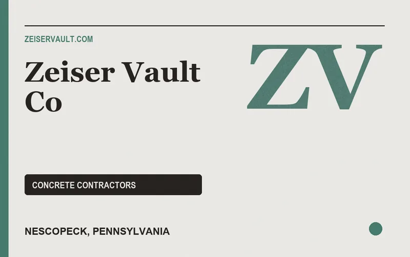Zeiser Vault Co in Nescopeck, Pennsylvania