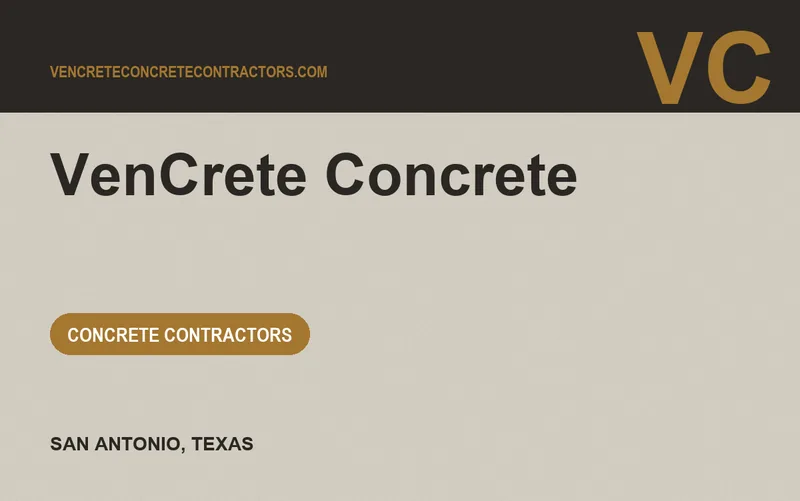 VenCrete Concrete in San Antonio, Texas