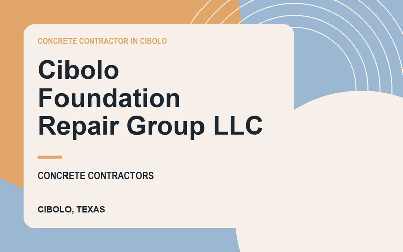Cibolo Foundation Repair Group LLC in Cibolo, Texas