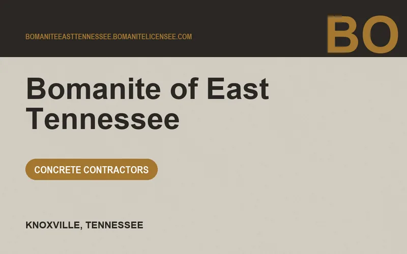 Bomanite of East Tennessee in Knoxville, Tennessee