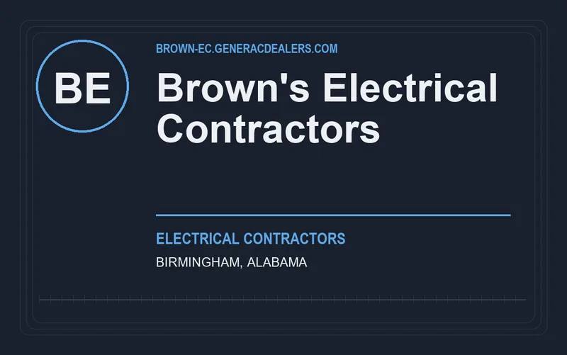 Brown's Electrical Contractors in Birmingham, Alabama